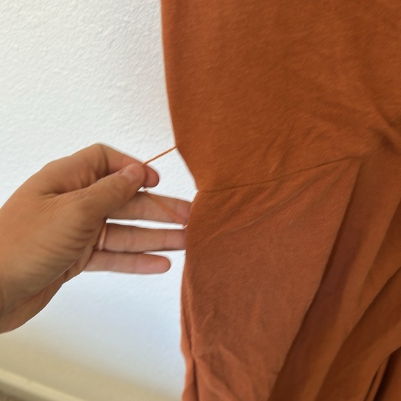 Lush nordstroms Women's Rust Jumpsuit medium - Picture 4 of 7
